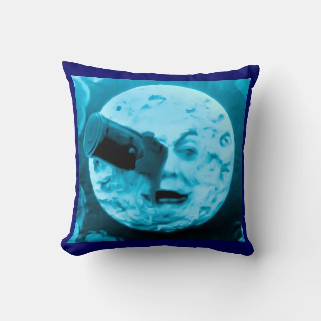 A Trip to the Moon (Blue Moon) American MoJo Pi Cushion (Front)