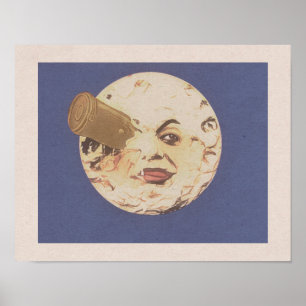 A Trip to the Moon IX - Lunar Impact Art Print
