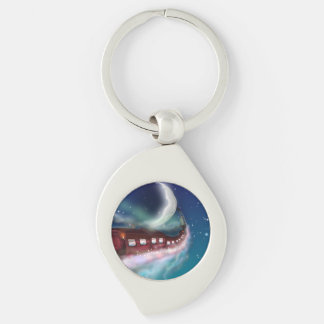 A Trip to the Moon Key Ring