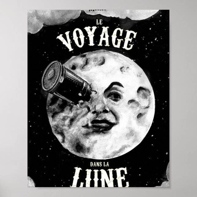 A Trip to the Moon (Le Voyage Dans La Lune) Poster (Front)