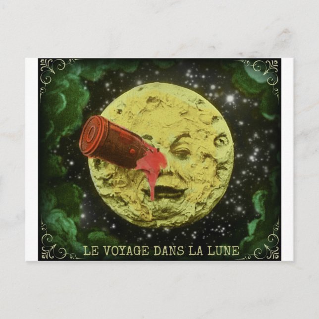 A Trip To The Moon postcard (Front)