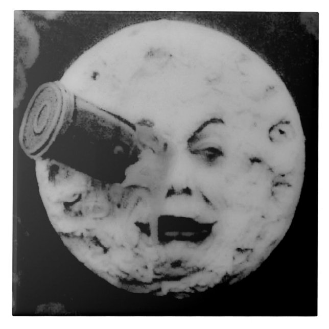 A Trip to the Moon Tile (Front)