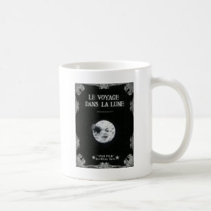 A Trip to the Moon Vintage Retro French Cinema Coffee Mug