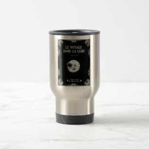 A Trip to the Moon Vintage Retro French Cinema Travel Mug