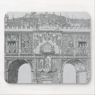 A Triumphal Arch, engraved by William Kip, 1604 Mouse Mat