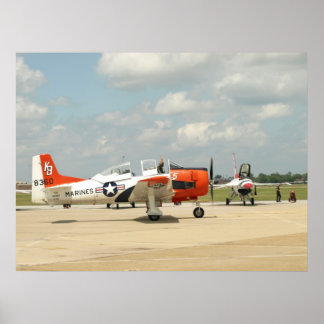 A Trojan Horseman T-28. Poster