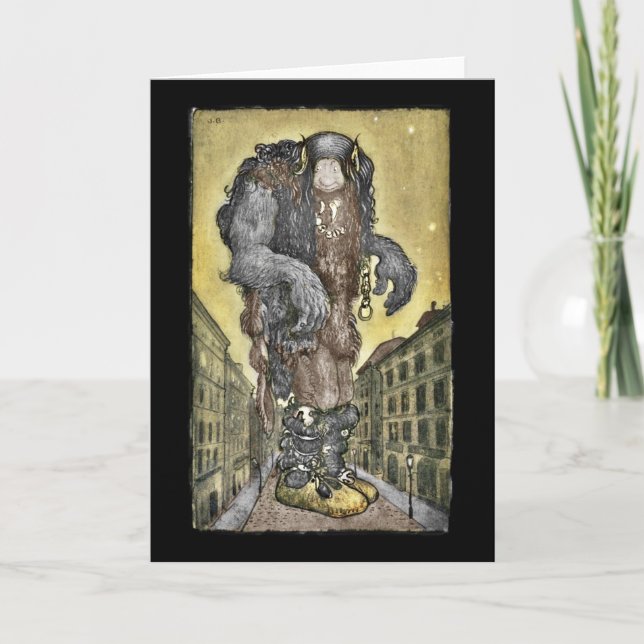 A Troll in the City Card (Front)