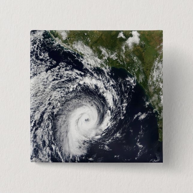 A tropical cyclone 15 cm square badge (Front)