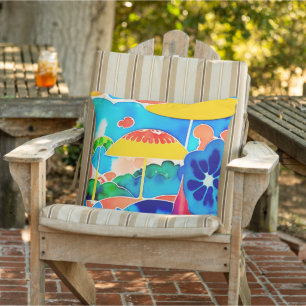 A Tropical Paradise Cushion