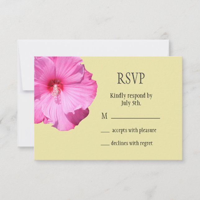 A Tropical RSVP (yellow) (Front)
