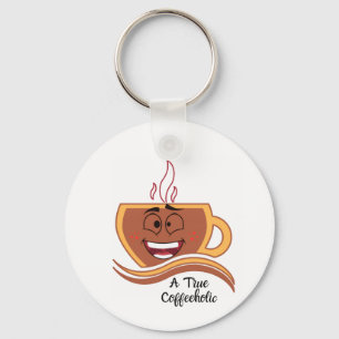 A True Coffeeholic Coffee Key Ring