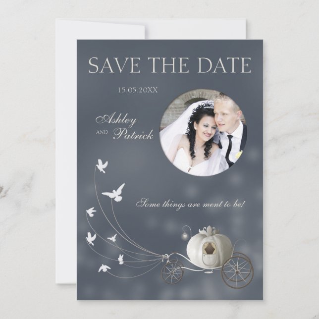 A True Fairy Tale Add Your Photo Wedding Invitation (Front)