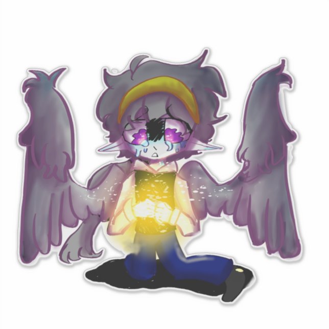 A True Fallen Angel Sticker (Front)