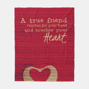 A True Friend - A Friendship Blanket - BLANKET MED