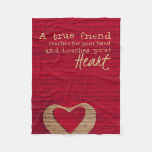 A True Friend - A Friendship Blanket - BLANKET SML