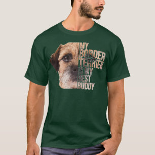 A True Friend border terrier T Gifts Dog Lover T-Shirt