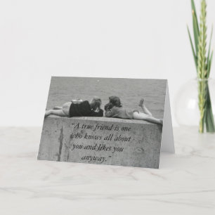 A True Friend Card