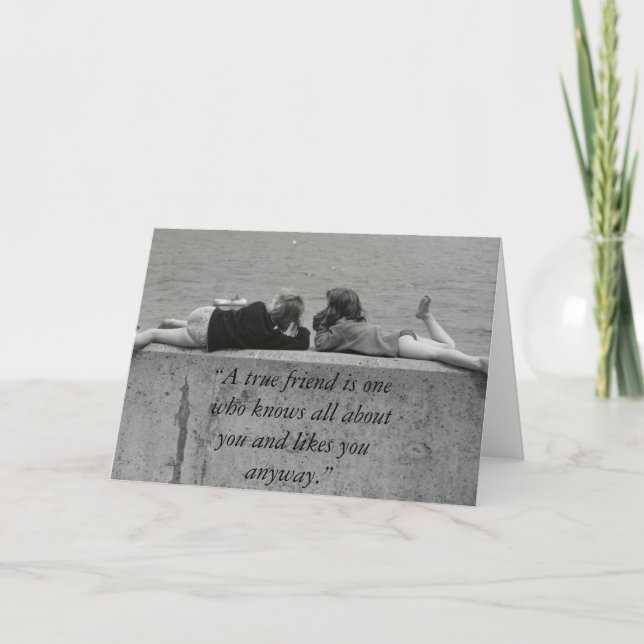 A True Friend Card (Front)
