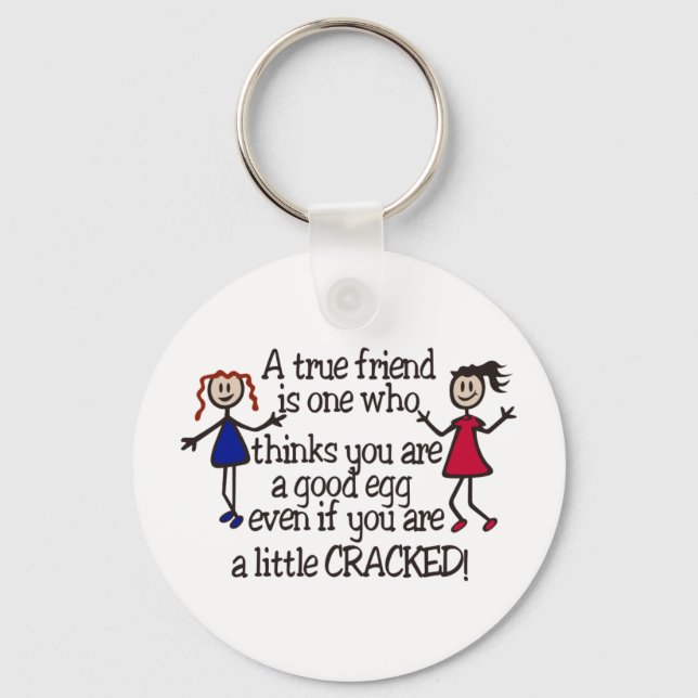 A True Friend Key Ring (Front)