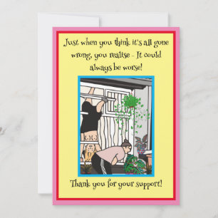 A True Friend Lifts You Up Flat Holiday Card