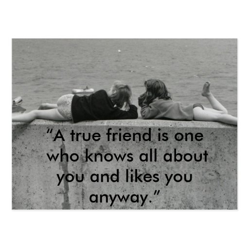 Image of A True Friend Postcard