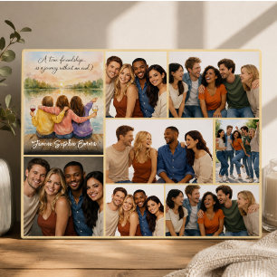 A True Friendship Friendship Day Inspirational Plaque