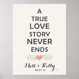 A True Love Story...   Canvas & Posters