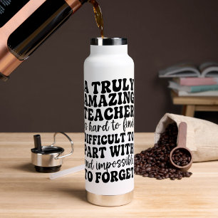 A Truly Amazing Teacher is Hard to Find Apple Water Bottle
