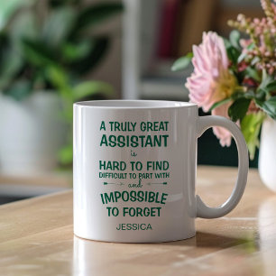 A Truly Great Assistant with Name Coffee Mug