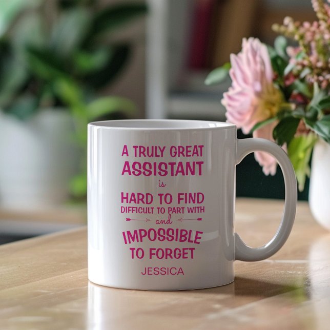 A Truly Great Assistant with Name Coffee Mug (Creator Uploaded)