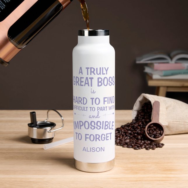 A truly great boss personalized mug water bottle (Creator Uploaded)