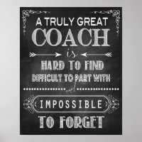 A Truly Great Coach Poster