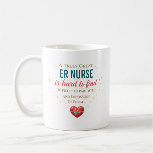 A Truly Great ER Nurse Hard To Find Personalised  Coffee Mug