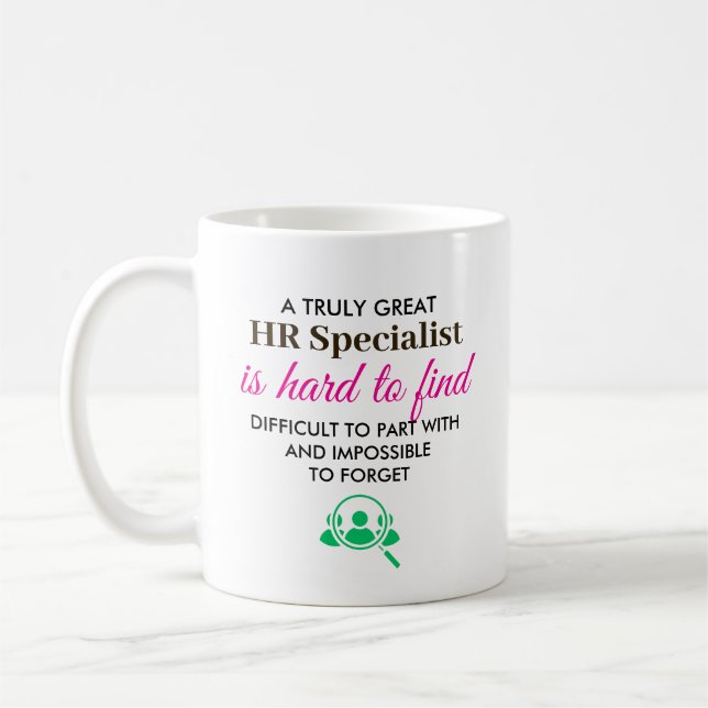 A Truly Great HR Specialist – Personalised Name Coffee Mug (Left)