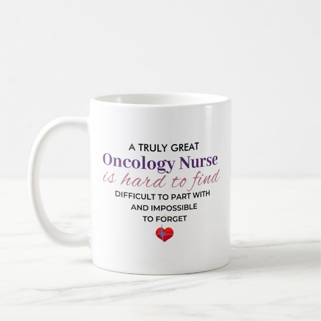 A Truly Great Oncology Nurse – Personalised Name Coffee Mug (Left)