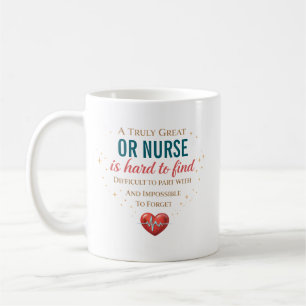 A Truly Great OR Nurse Hard To Find Personalised  Coffee Mug