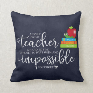 A truly great teacher cushion