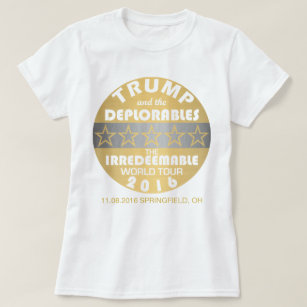 A Trump And The Deplorables World Tour Dates Funny T-Shirt