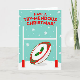 A Trymendous Rugby Christmas Card