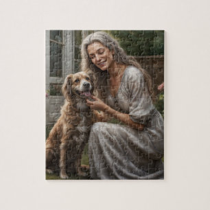 A Tuesday Afternoon with My Mutt Companion Jigsaw Puzzle