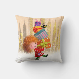 A Tumble of Gifts and Giggles Cushion