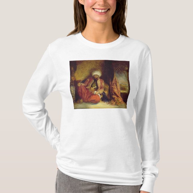 A Turk Smoking a Pipe T-Shirt (Front)