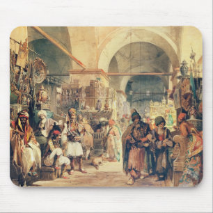 A Turkish Bazaar, 1854 (pencil & w/c on paper) Mouse Mat