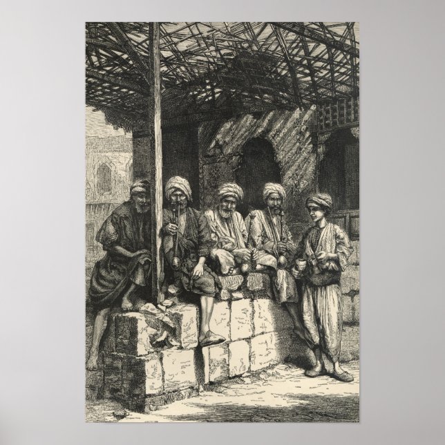 A Turkish Coffee-house Poster (Front)