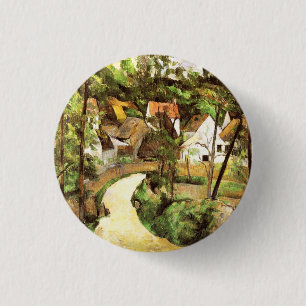 A Turn in the Road Paul Cezanne  3 Cm Round Badge