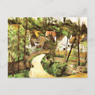 A Turn in the Road Paul Cezanne Postcard