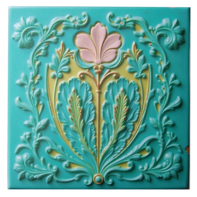 A Turquoise Awakening at Spring Tile (Front)
