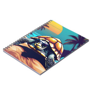 A Turtle Wearing Sunglasses Notebook