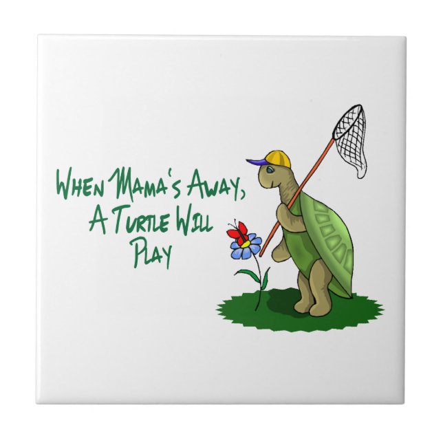 A Turtle Will Play Tile (Front)