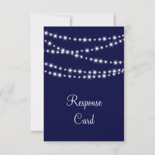 A Twinkle Lights RSVP (navy)
